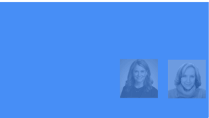 Portraits of Gloria Vanderham and Lisa Davidson, representing the leadership team at Bliss Bio Health.